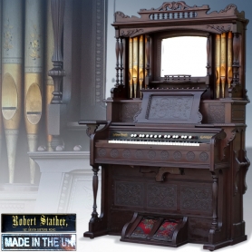 최고급 앤틱 마호가니 장식용 피아노 (16230)