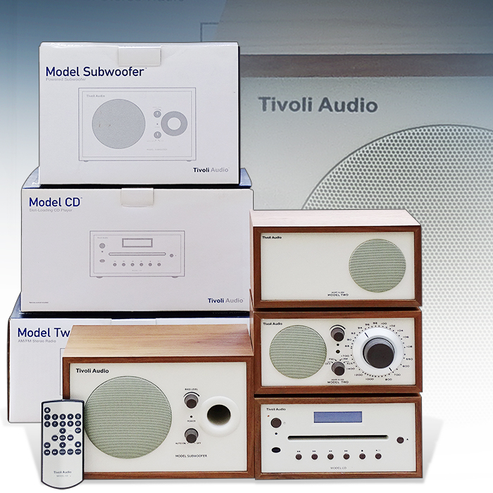 티볼리 오디오 CD+튜너+스피커+우퍼세트