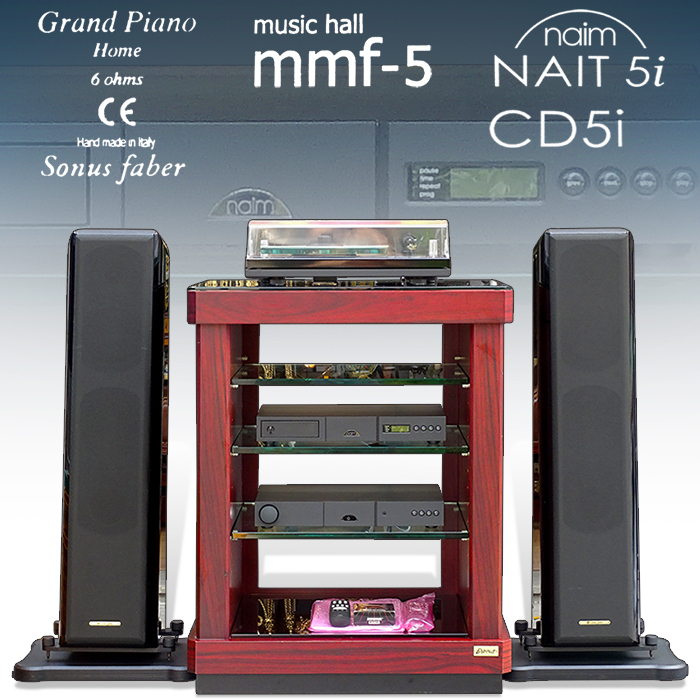 소너스파베르(Sonus faber)그랜드피아노+뮤직홀MMF5+Naim(Nait5i+CD5i)